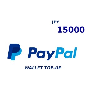 PayPal Wallet JPY 15000 Top Up Key GLOBAL